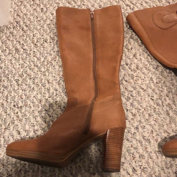 Franco Sarto Tall Tan Boots - Picture 4 of 6
